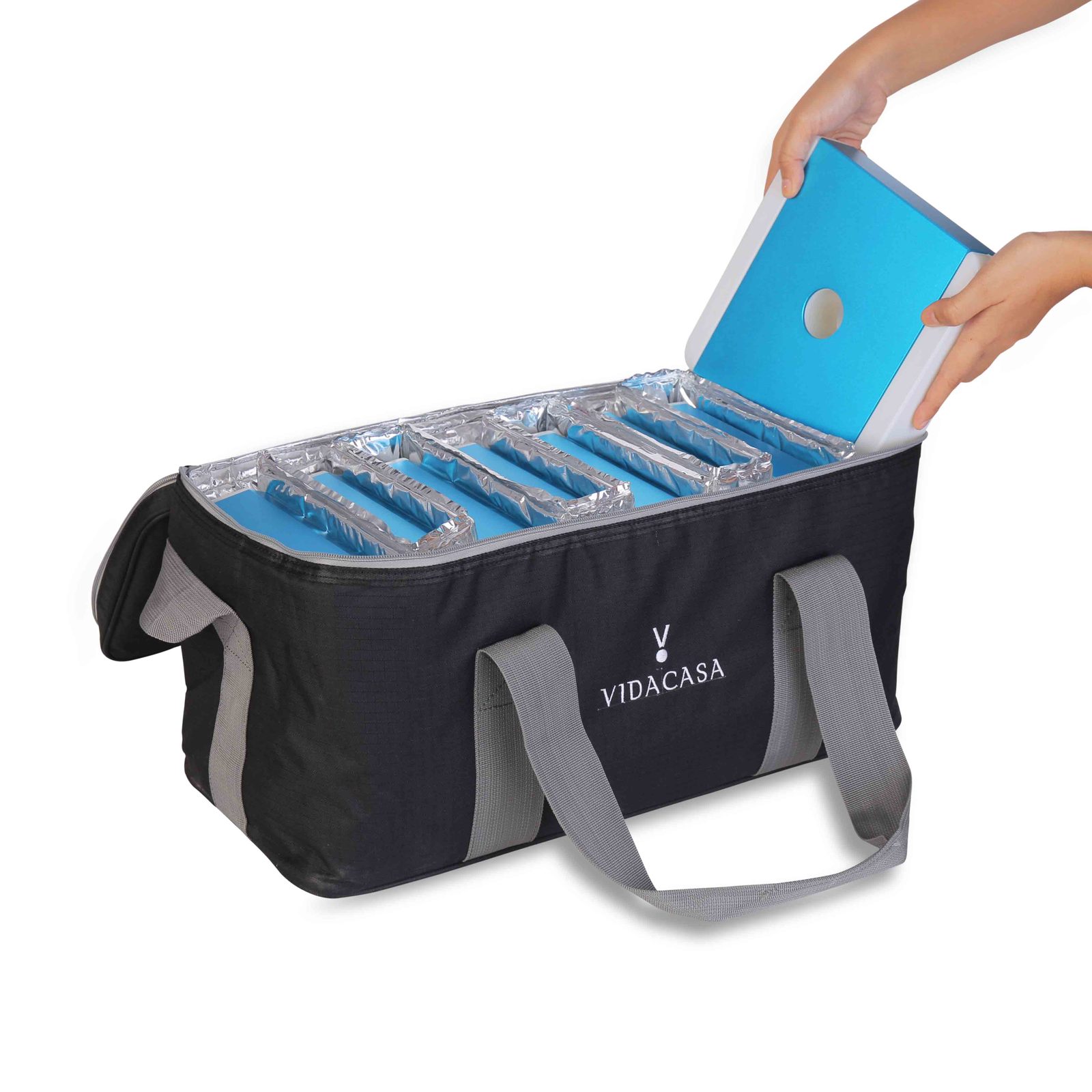 B28 element carrier loaded with eight blue C1 cold cells