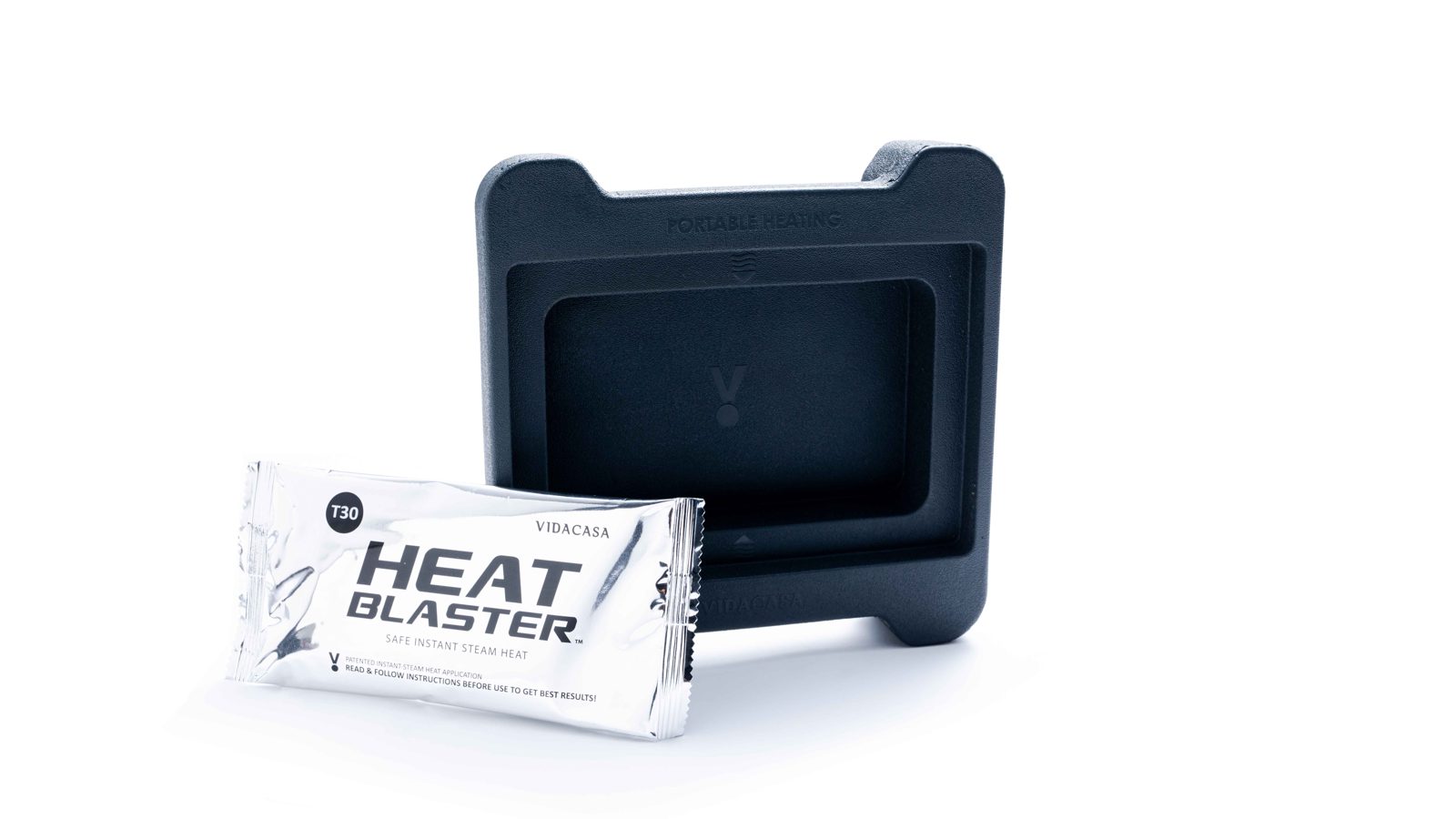Heat Blaster Insert beside a T30 Heat Blaster pack