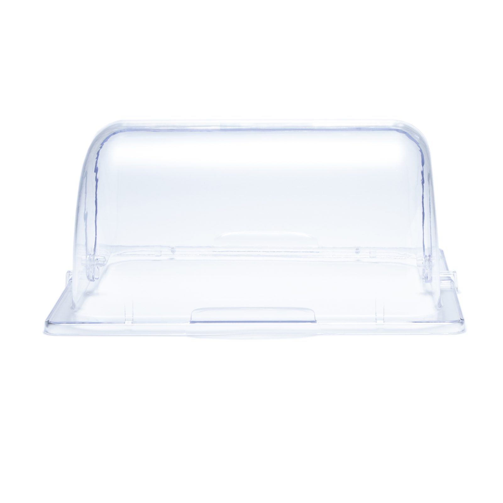 Clear roll-top lid for GN 1/2