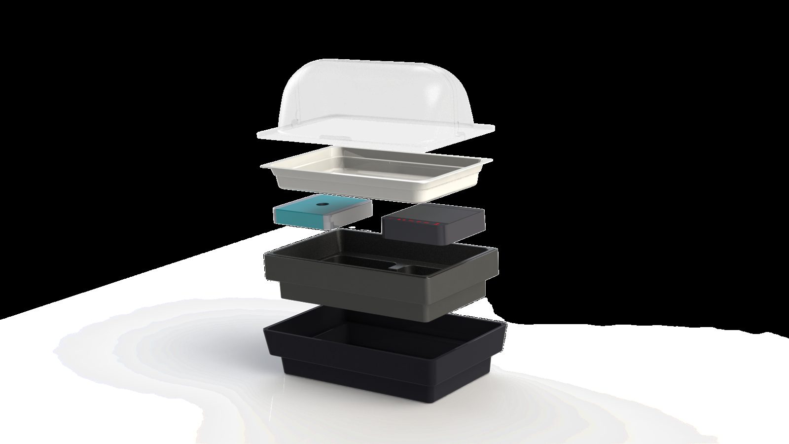 Exploded view of the GN 1/1 black set